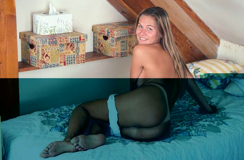 peinliche Nackbilder der Exfreundin - Sandra zeigt gerne ihre Po nackt